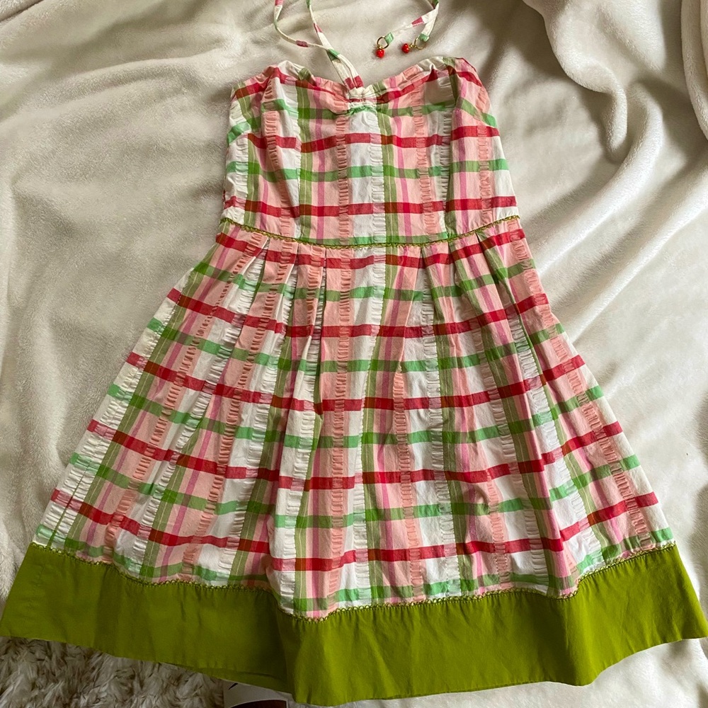 Juicy Couture Plaid Strawberry Dress